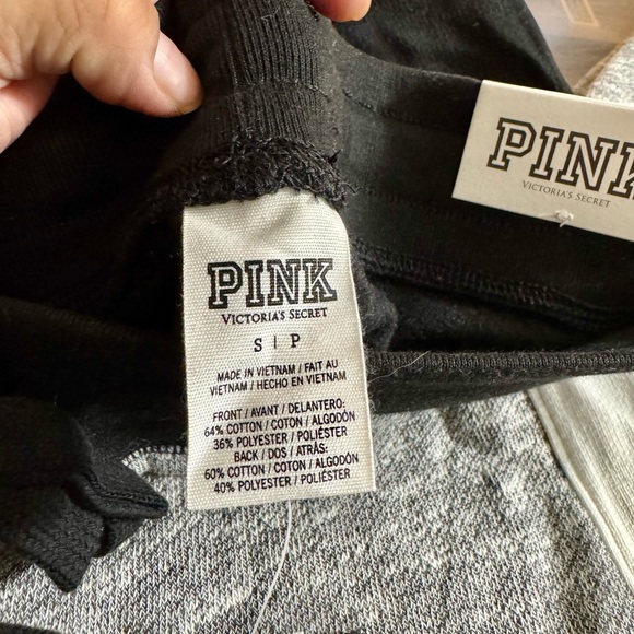 Victoria's Secret Gray and Black Joggers - Picture 2 of 6